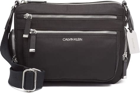 calvin klein nylon handbags|calvin klein nylon crossbody bag.